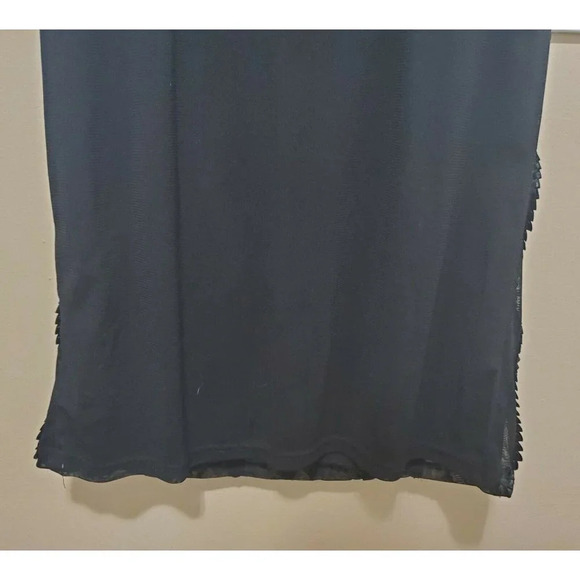 Frank Lyman Black Sleeveless Lined Dress with Gath - Picture 7 of 8